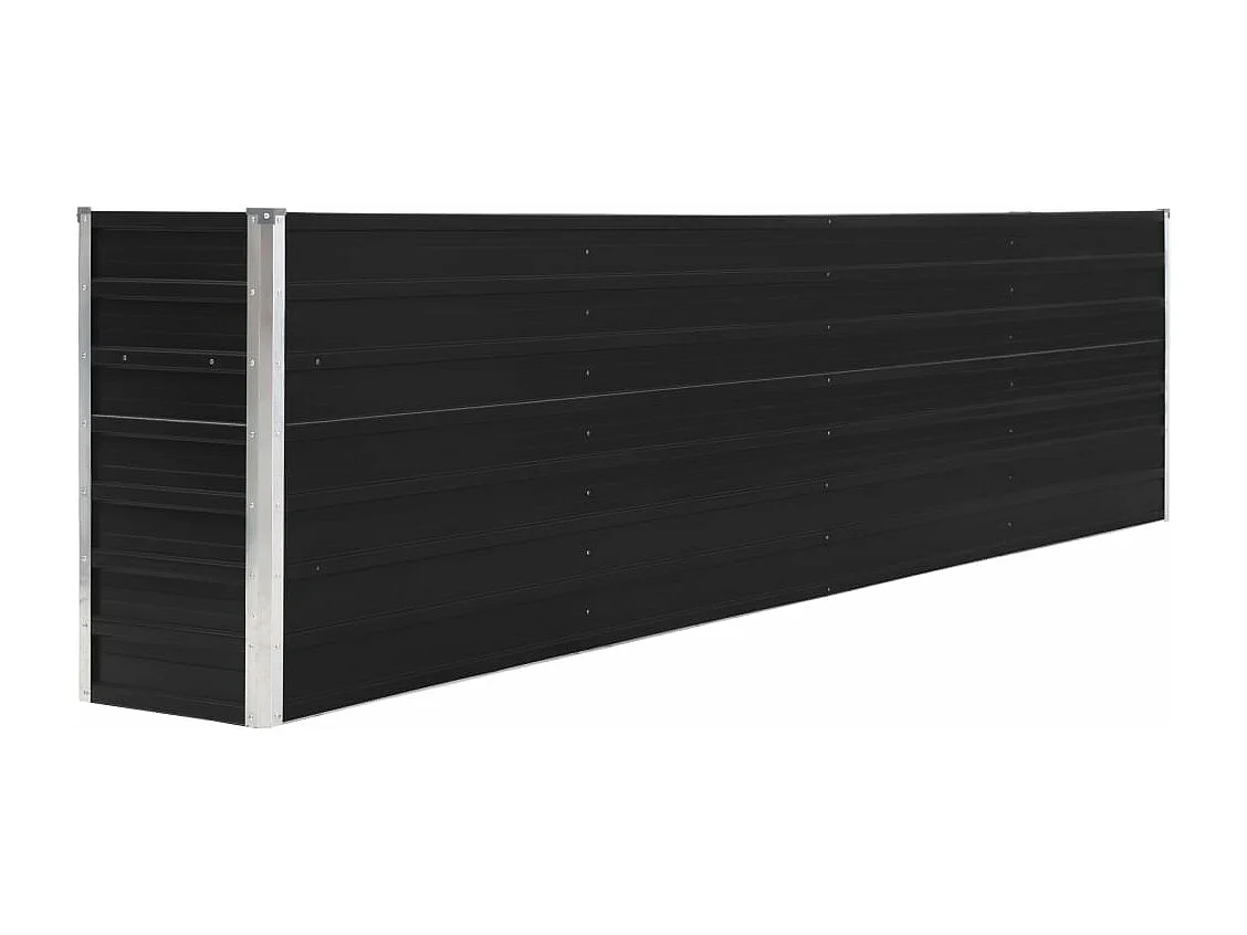 Jardinera 320 x 40 x 77 cm acero galvanizado antracita 02_0000800
