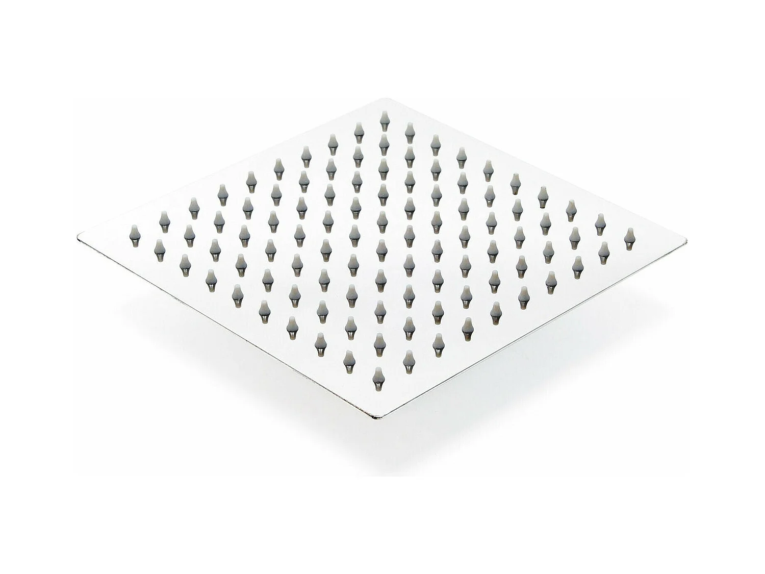 Soffione doccia quadrato soffione a pioggia 25 x 25 cm acciaio inox 16_0000626