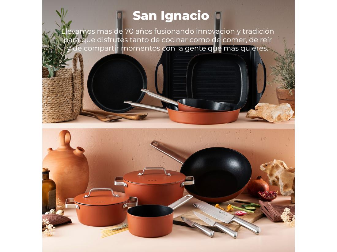 vente unique Cocotte 20x8 5cm ind en aluminium forgé avec couvercle agros 2litres