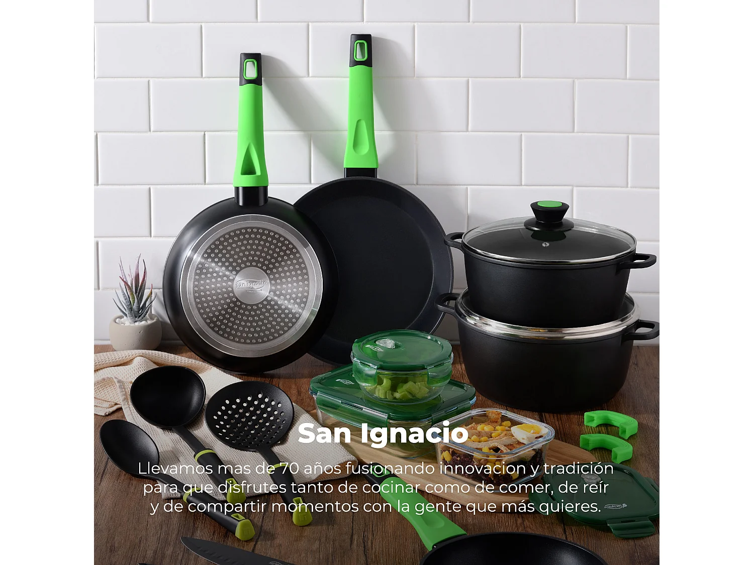 Cocotte 20 x 9 cm avec couvercle en fonte d'aluminium adaptée à l'induction