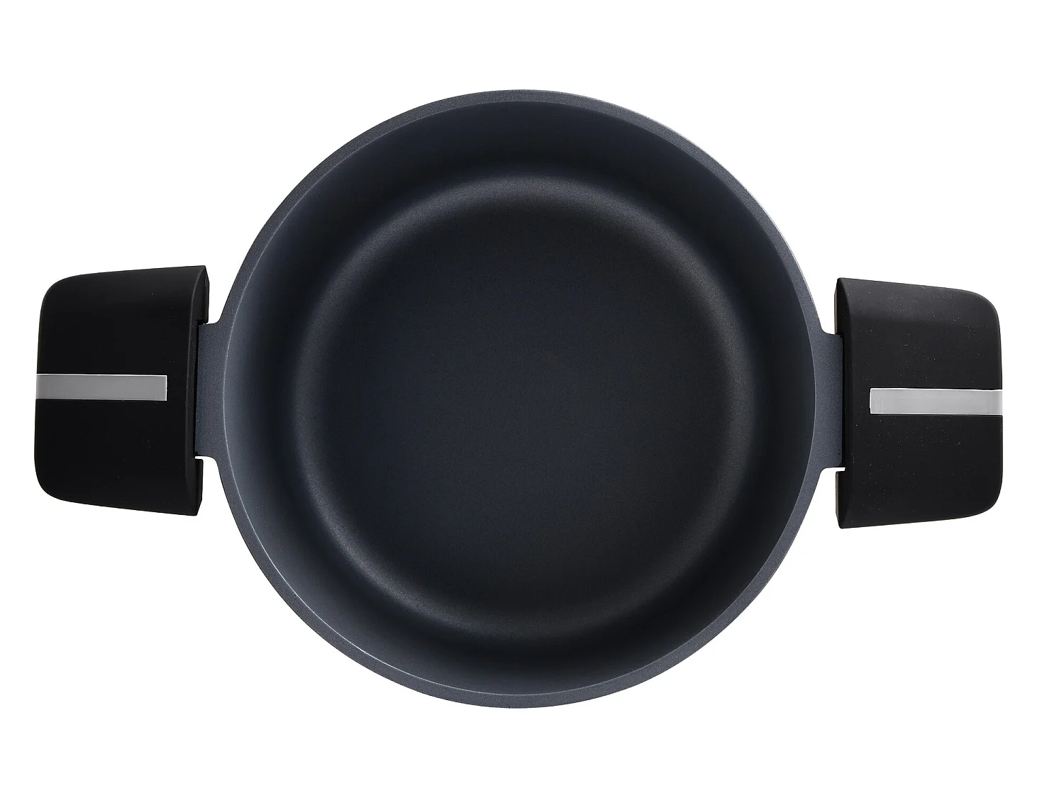 Cocotte 24x12cm fonte d'alu ind avec couvercle bistro gris