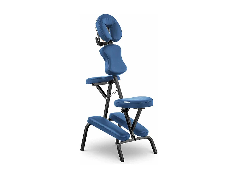 Chaise de massage assis bleue 71 x 47.5 x 131 cm 14_0007738
