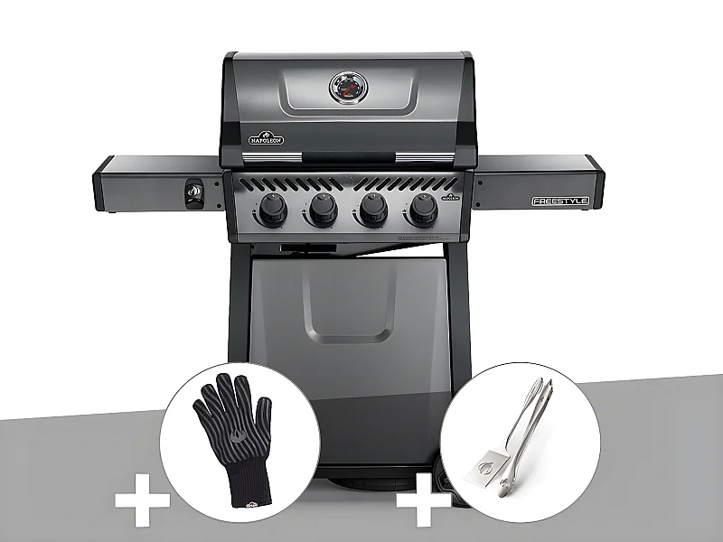 Barbecue à gaz Freestyle F425 + Gant + Ensemble 2 ustensiles - Napoleon