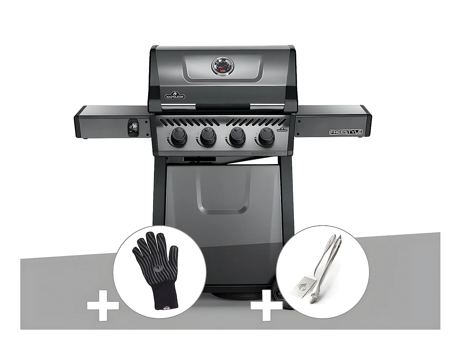 Barbecue à gaz Freestyle F425 + Gant + Ensemble 2 ustensiles - Napoleon