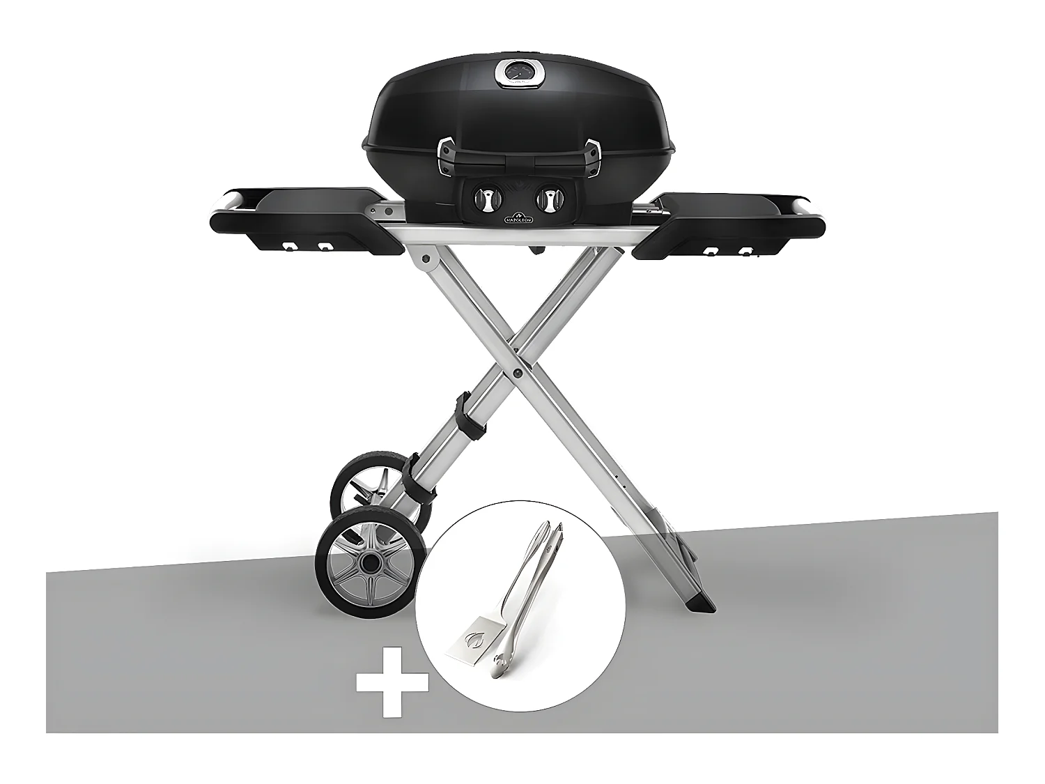 Barbecue à gaz Travel Q Pro 285X + Ensemble 2 ustensiles - Napoleon