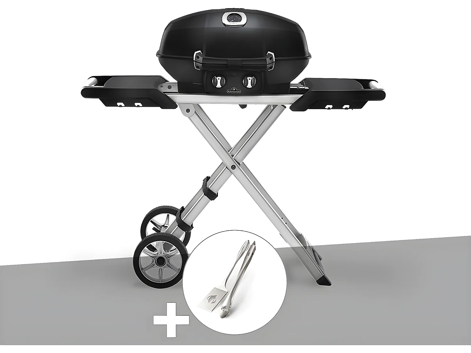 Barbecue à gaz Travel Q Pro 285X + Ensemble 2 ustensiles - Napoleon