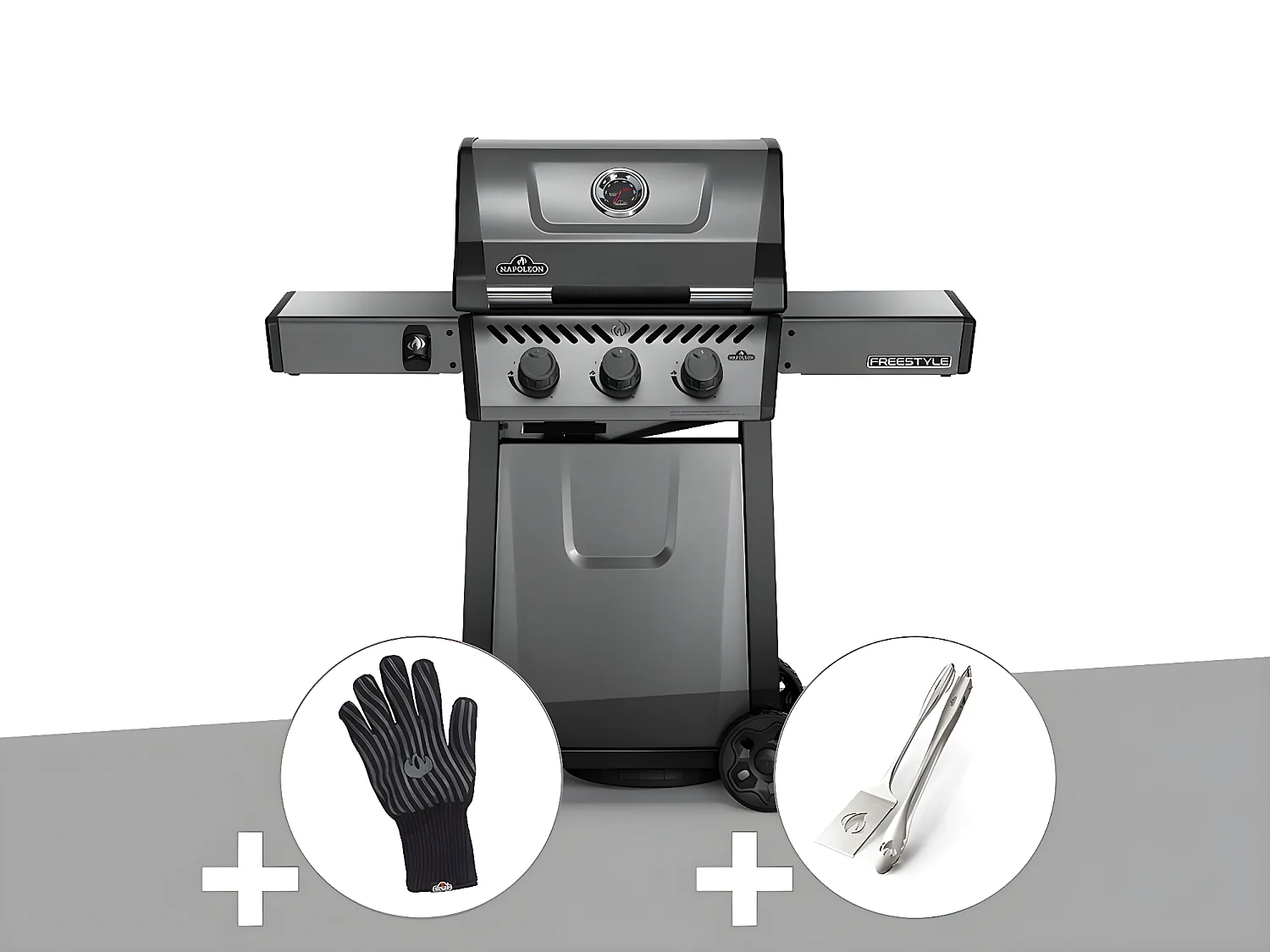 Barbecue à gaz Freestyle F365 + Gant + Ensemble 2 ustensiles - Napoleon