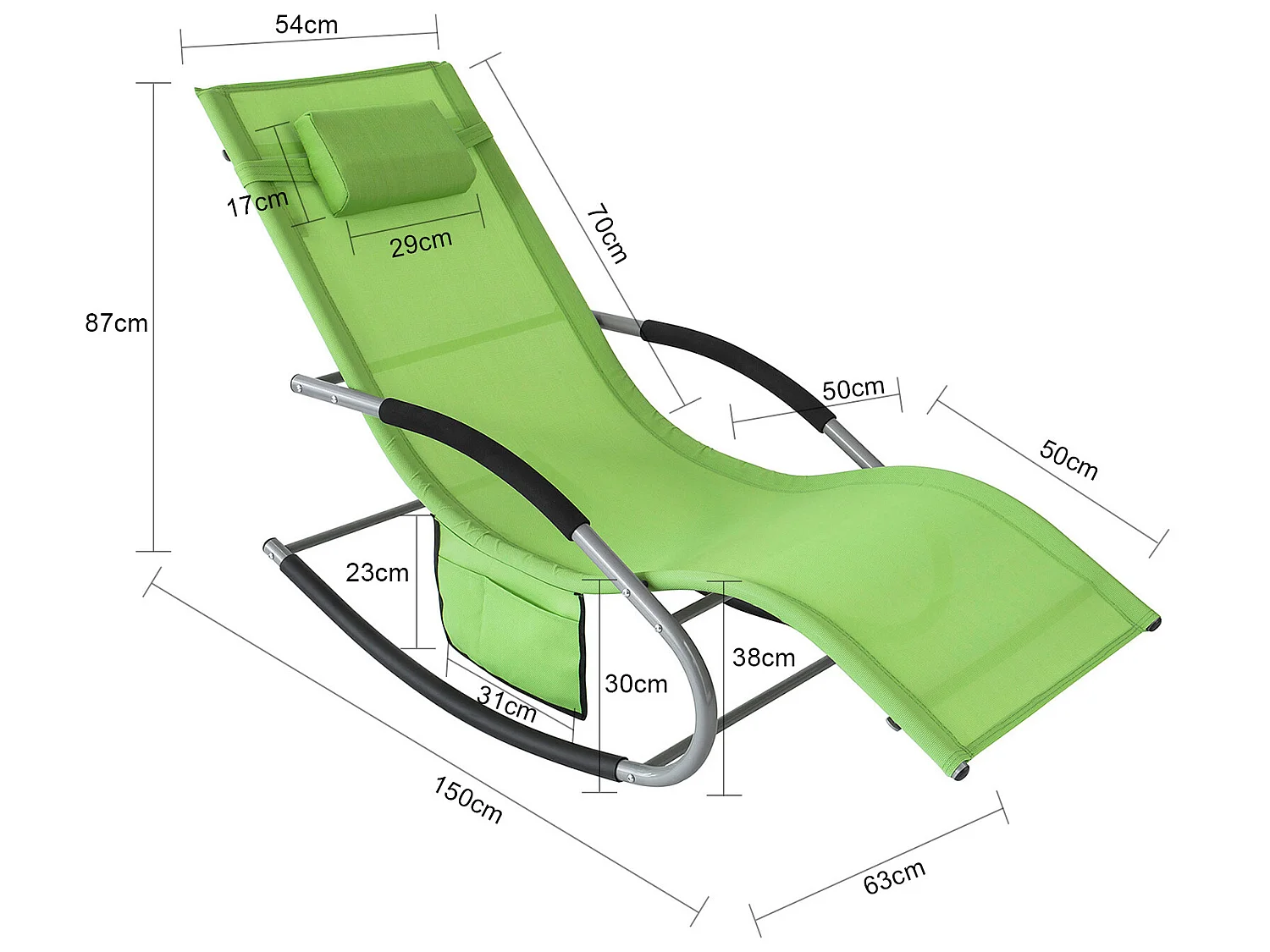 SoBuy, onde, móvel de jardim transat exterior, mesa móvel, OGS28-GRx2