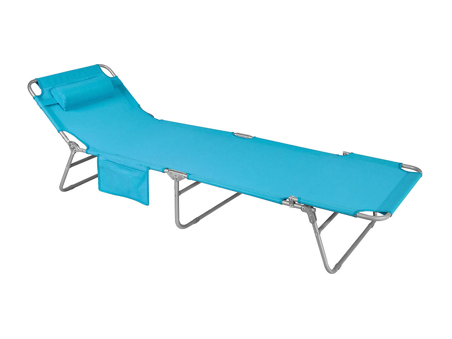 SoBuy OGS35-B Ligstoel Opvouwbare tuinligstoel Liggende campingstoel, opvouwbaar en verstelbaar