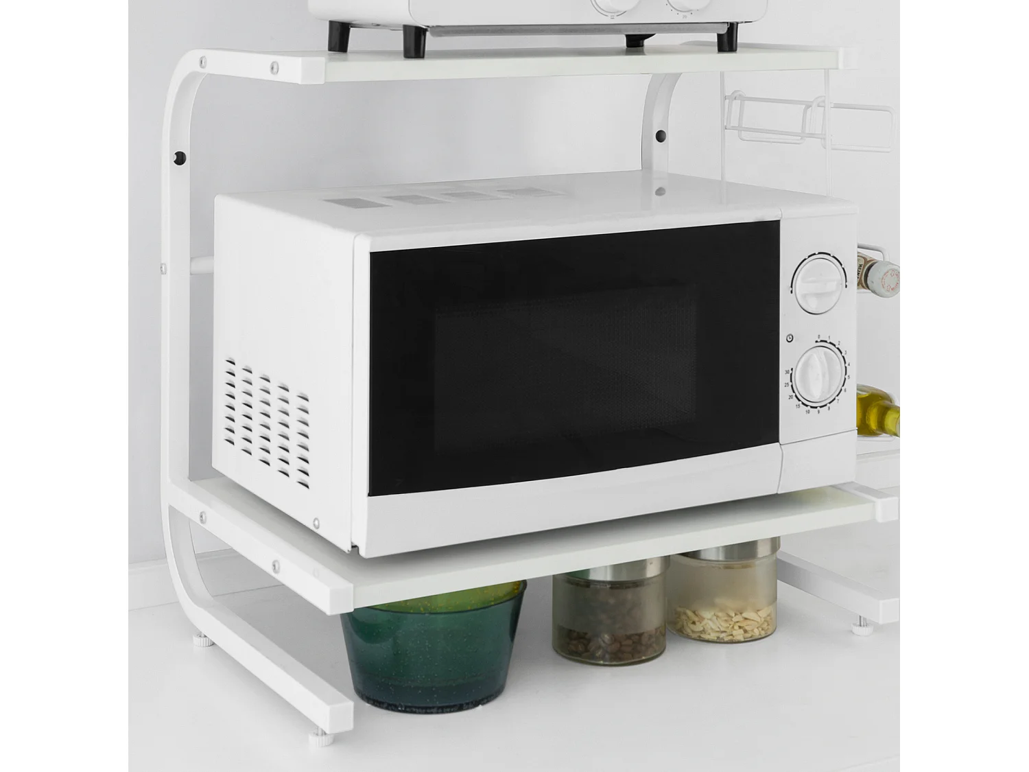 Soporte para microondas, Estante, estantería de Cocina, miniestante FRG092-W SoBuy ES