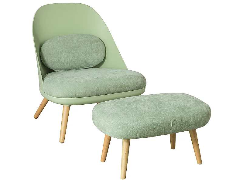 Relaxsessel FST63-GR 67 x 76 x 73 cm Grün