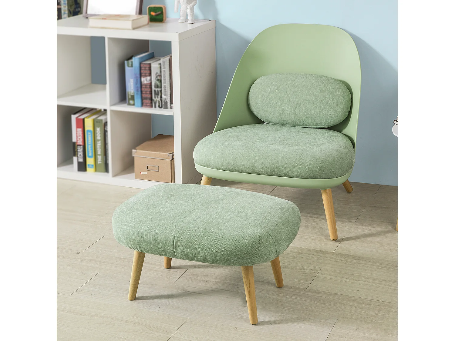 Relaxsessel FST63-GR 67 x 76 x 73 cm Grün