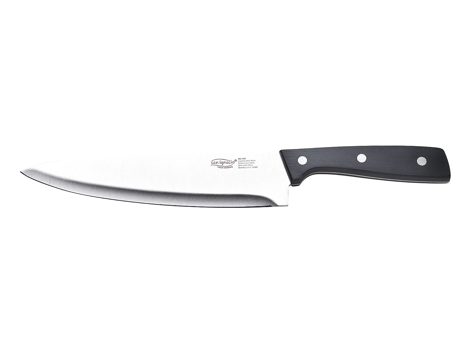 Cuchillo Chef San Ignacio Expert Acero Inoxidable Satinado (20 cm)