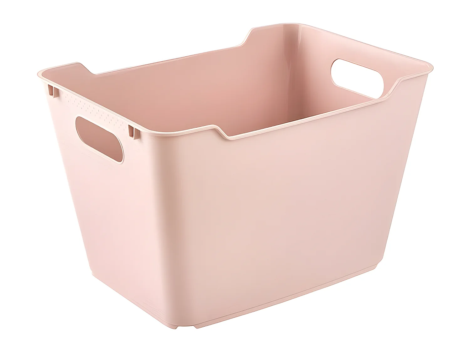 Boîte de rangement 40 x 28 x 25, rose nordique
