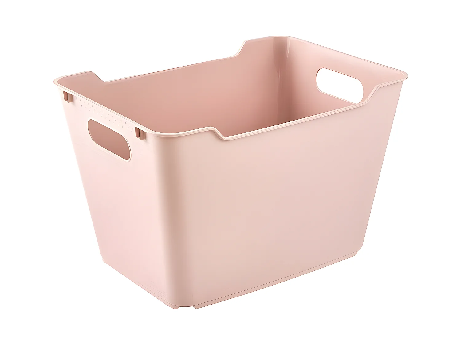 Boîte de rangement 40 x 28 x 25, rose nordique
