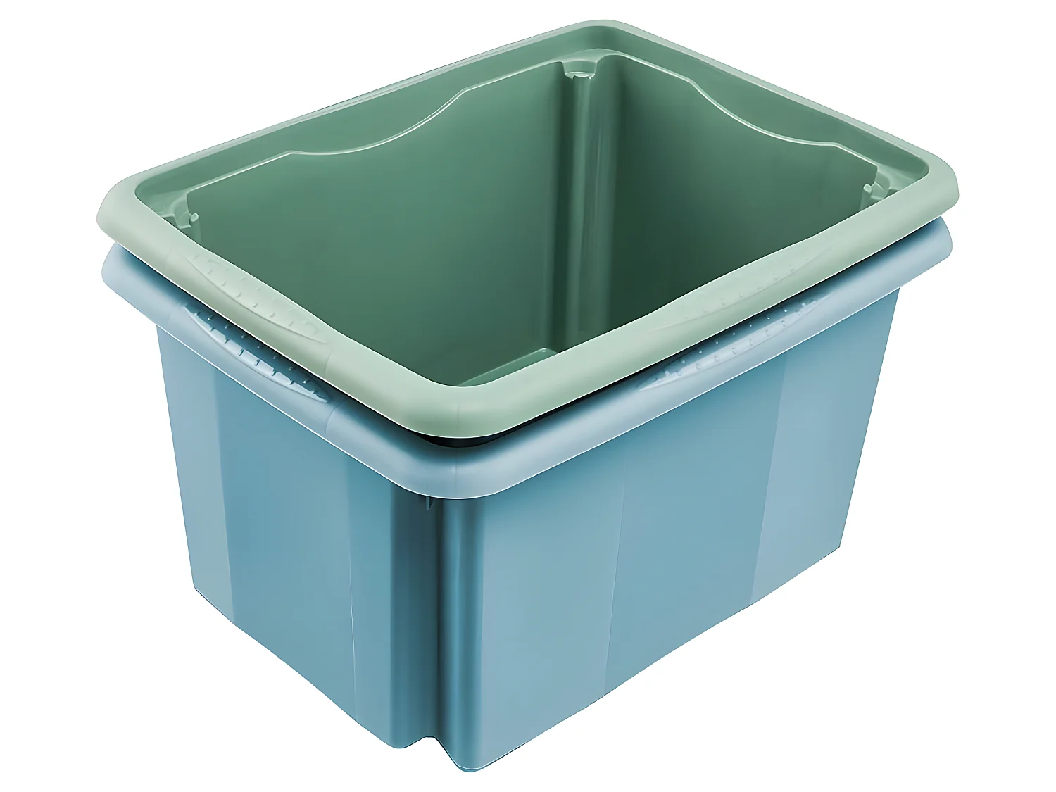 Boîte de rangement 38 x 28,5 x 20,5, bleu nordique