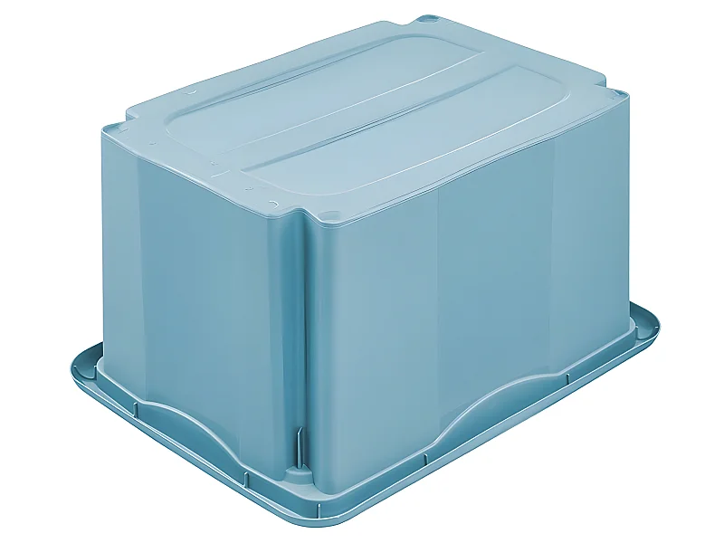 Boîte de rangement 38 x 28,5 x 20,5, bleu nordique