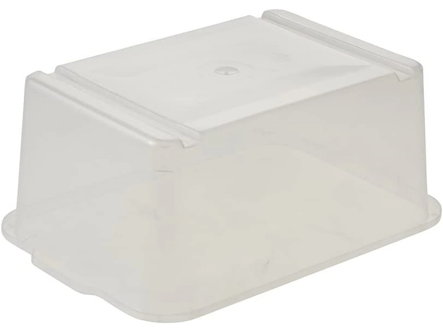 Boîte de rangement, plastique résistant (PP), 2,8 L, 25 x 17 x 10 cm, transparent neutre