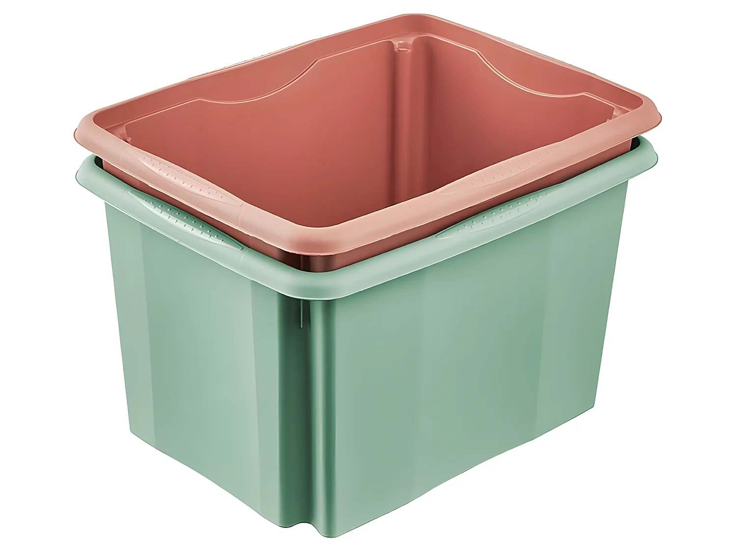 Boîte de rangement 44,5 x 34,5 x 27, vert nordique