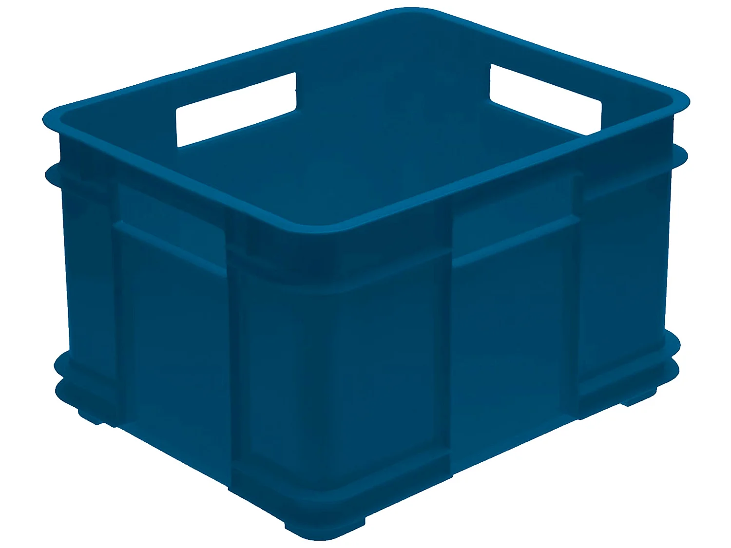 Boîte de rangement eurobox XL, echo plastic (PP), 43 x 35 x 24 cm, 28 L, bleu