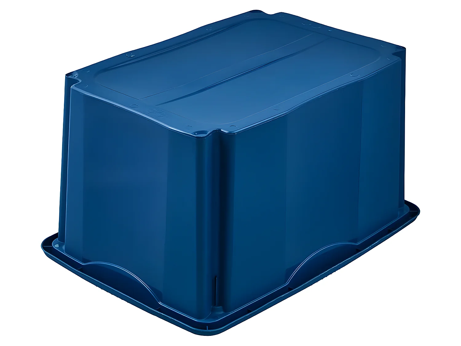 Boîte de rangement 54,5 x 39 x 29,5, eco bleu