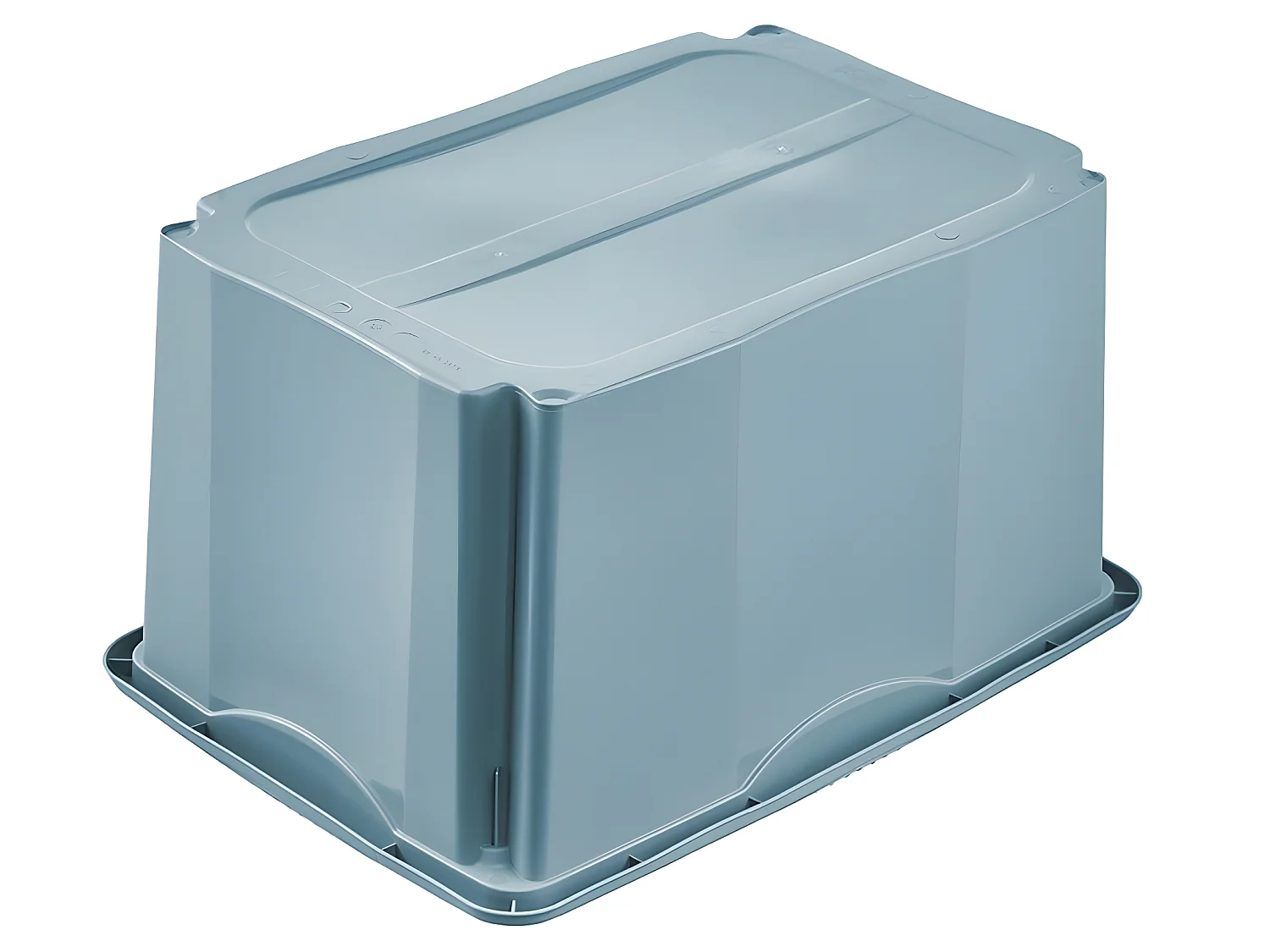 Boîte de rangement 54,5 x 39 x 29,5, bleu nordique