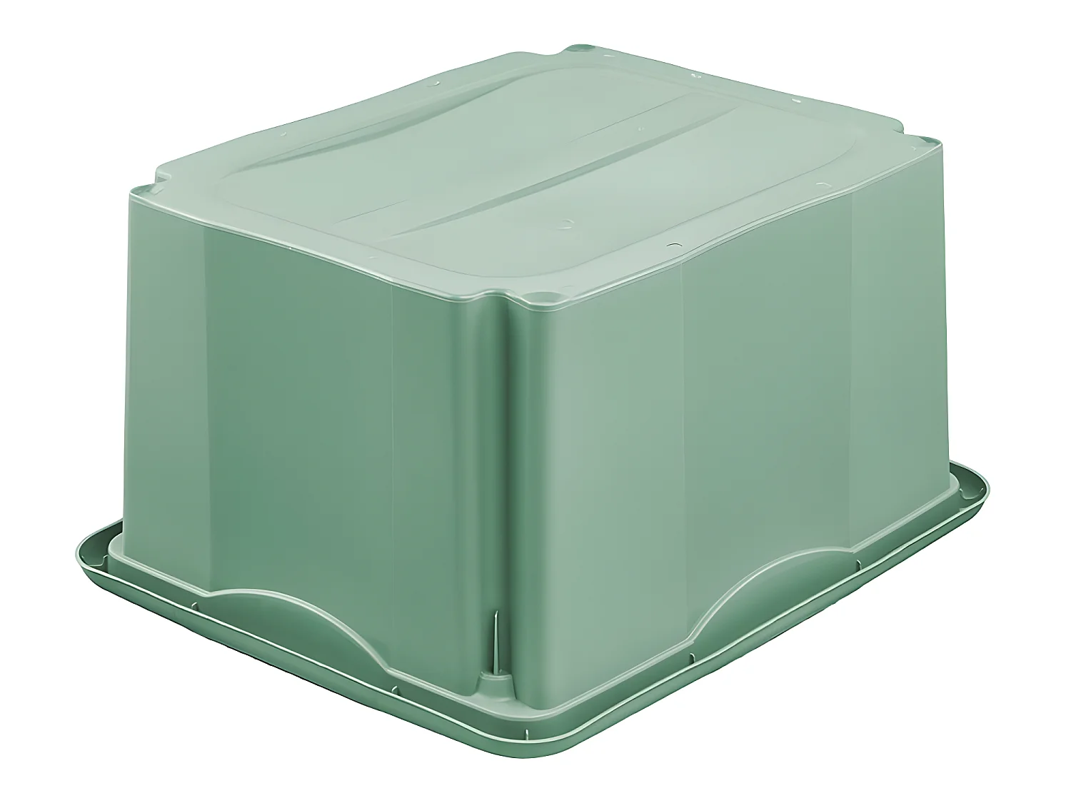 Boîte de rangement 41 x 34,5 x 22, vert nordique