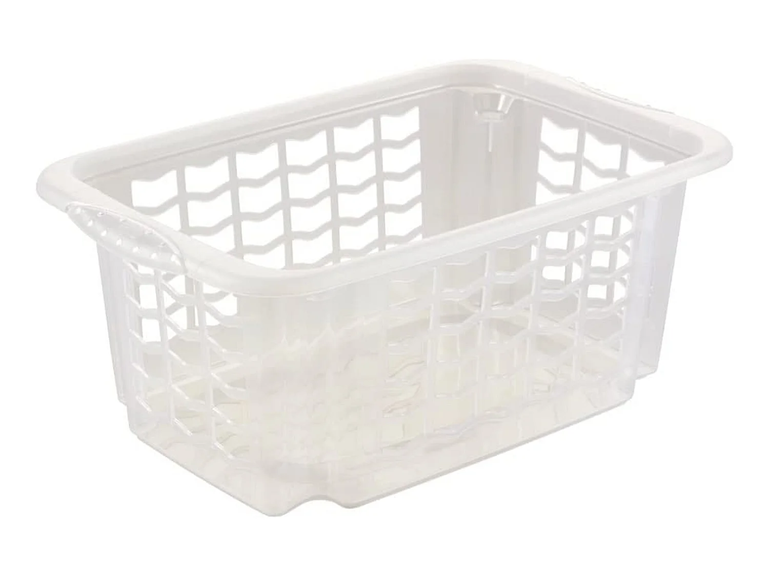 Panier de stockage, taille S, 30 x 20 x 13 cm, fritz, transparent neutre
