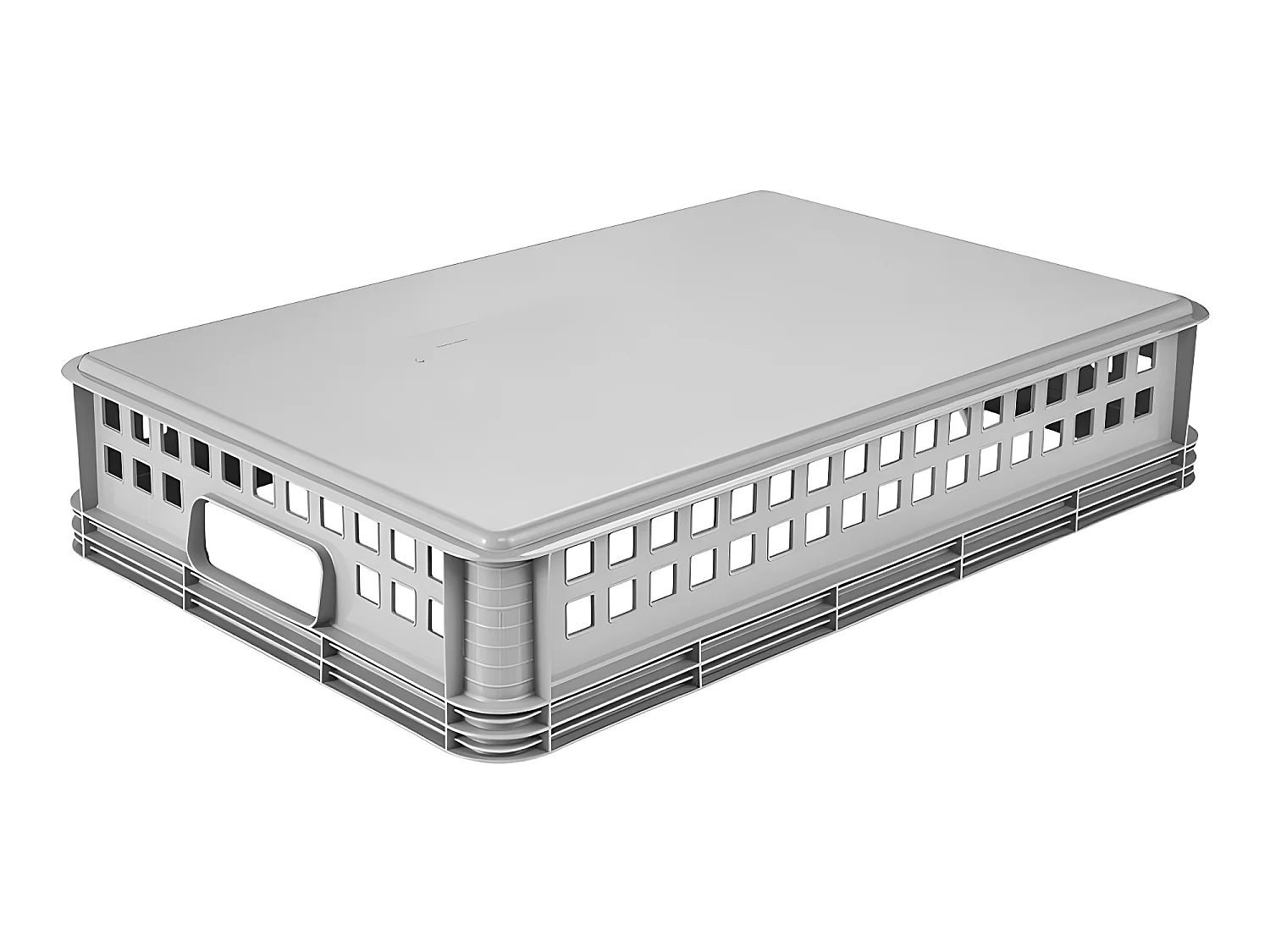 Boîte de rangement 60 x 40 x 12, gris nordique