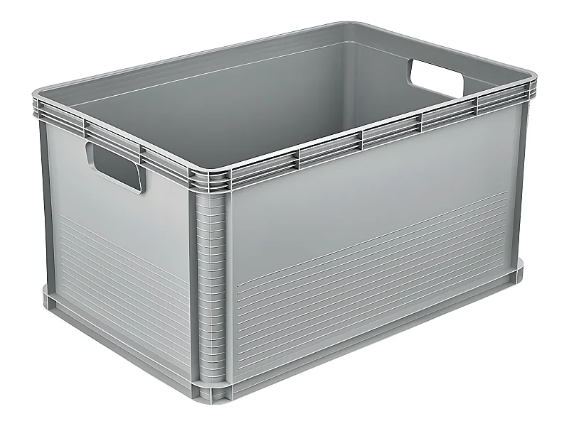 Boîte de rangement lisse 60 x 40 x 32, gris nordique