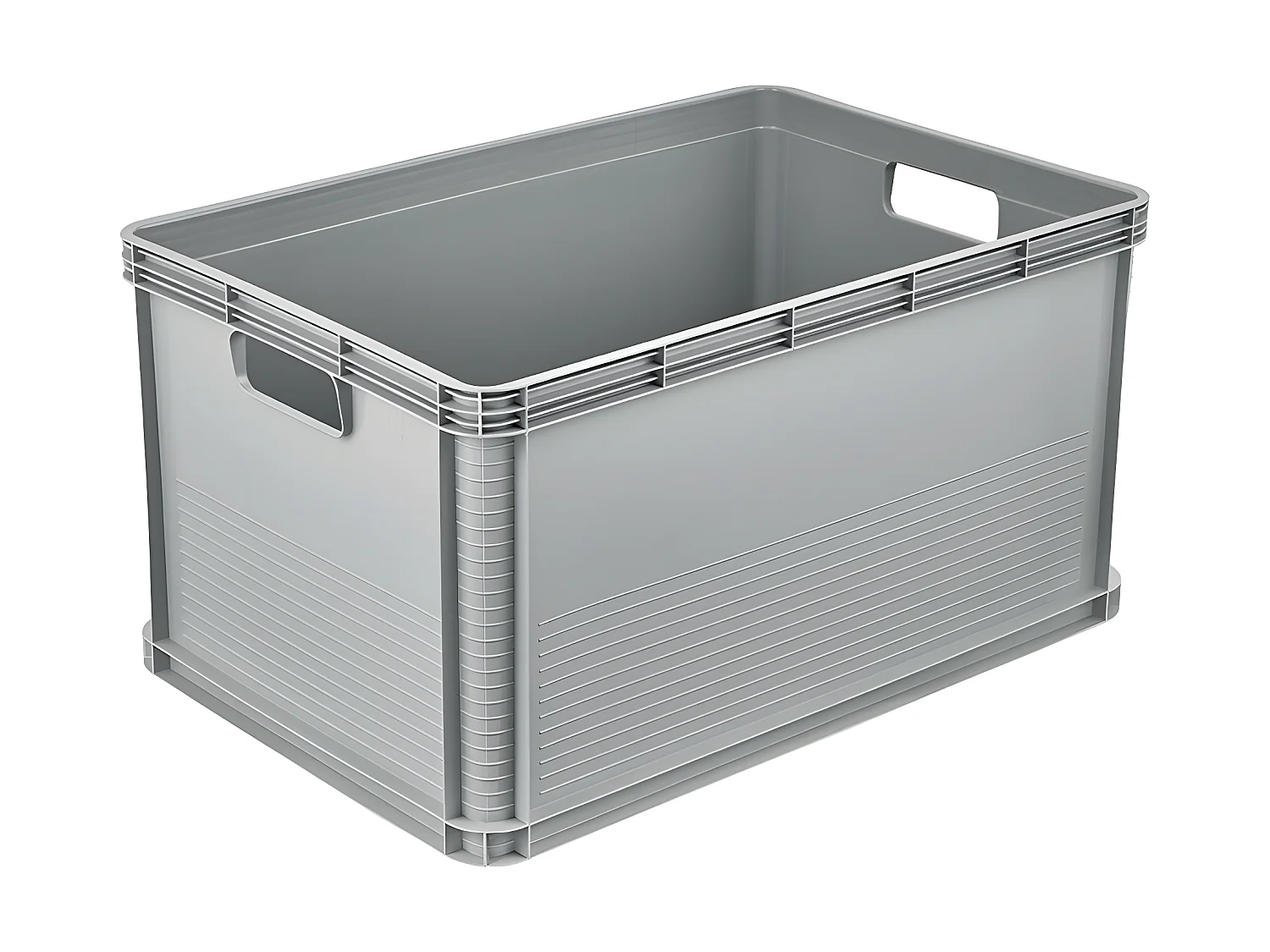 Boîte de rangement lisse 60 x 40 x 32, gris nordique