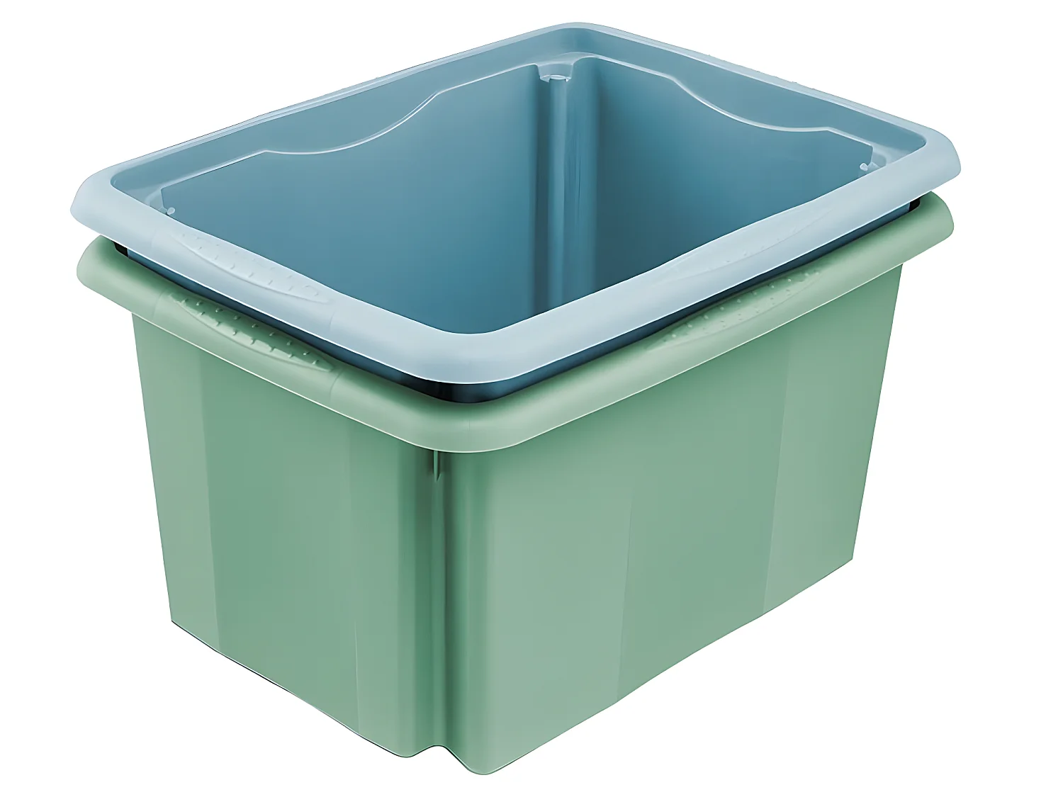 Boîte de rangement 38 x 28,5 x 20,5, vert nordique