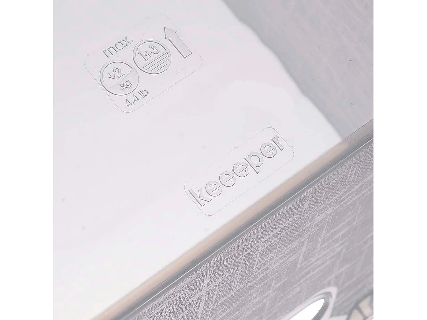 Boîte de rangement, polypropylène, 6 L, transparent, 29,5x19x15 cm