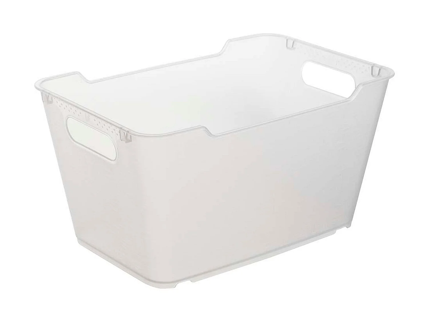 Boîte de rangement, polypropylène, 6 L, transparent, 29,5x19x15 cm
