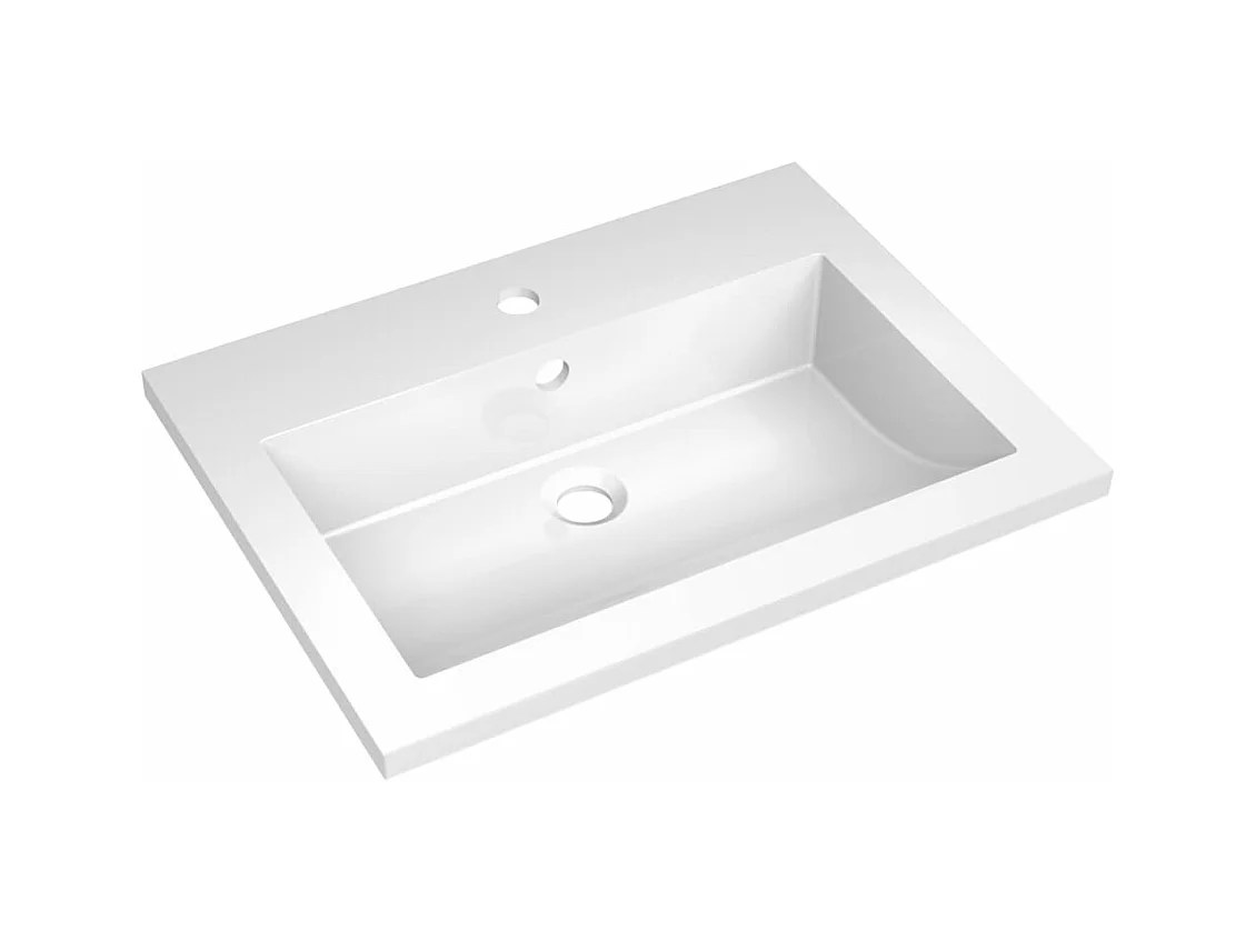Fregadero de granito 600 x 450 x 120 mm blanco 02_0002564