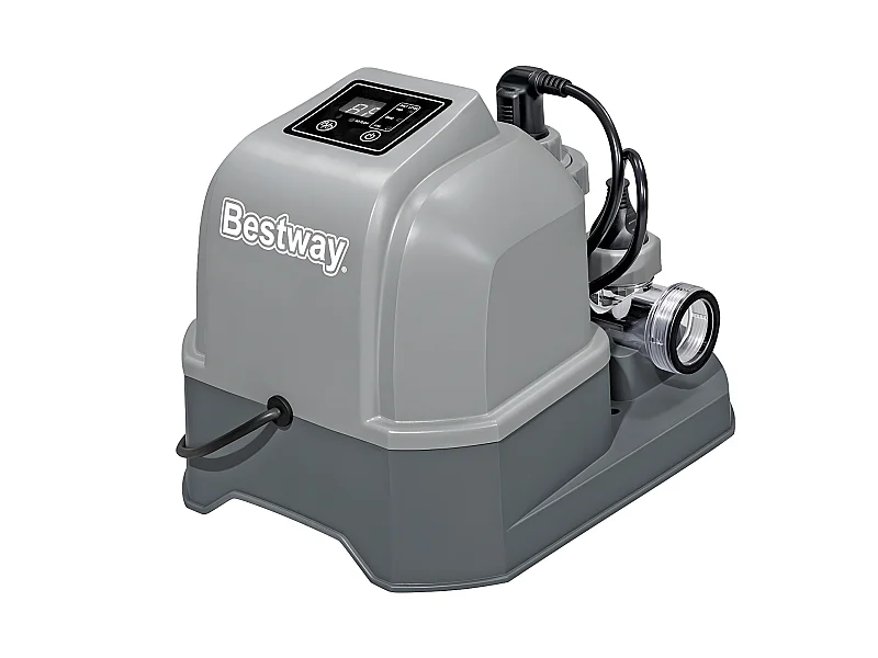 Clorador Salino Bestway Flowclear Hydrogenic para Piscinas hasta 26.498 L con Temporizador y Modo de Autolimpieza
