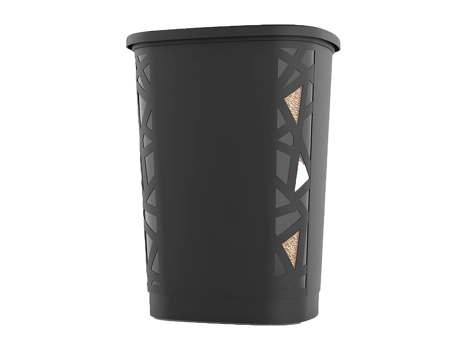 Coffre à Granulés à Bois Avec Roulettes