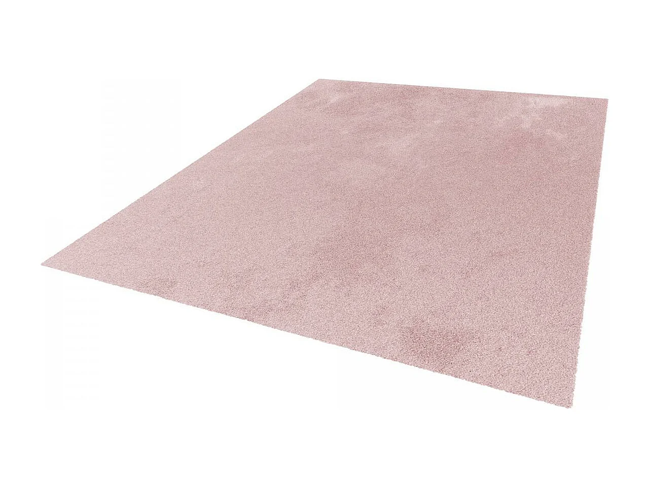 tapis grand salon 160x230 tissé rose rectangle motif uni DELIGHTA