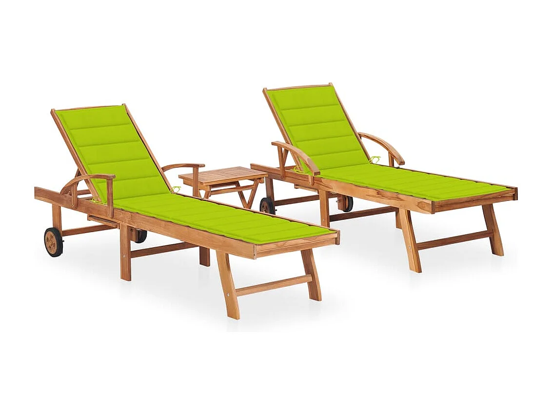 Lot de 2 transats bois marron 195 x 59.5 x 52.5 cm 02_0012084