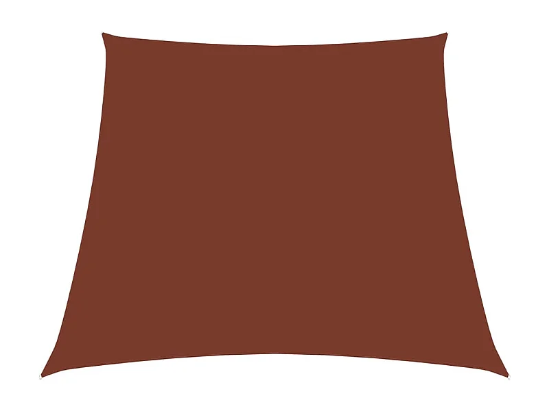 Vela de sombra para sombrilla trapecio tela Oxford 2/4 x 3 m terracota 02_0009757