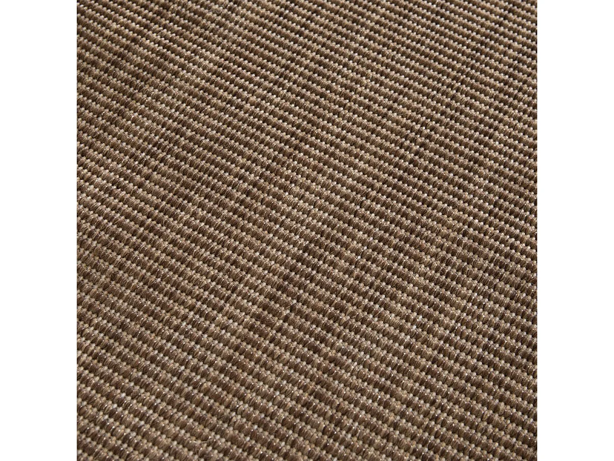 Tapis extérieur 80x150 tissé kilim marron STALOW 5