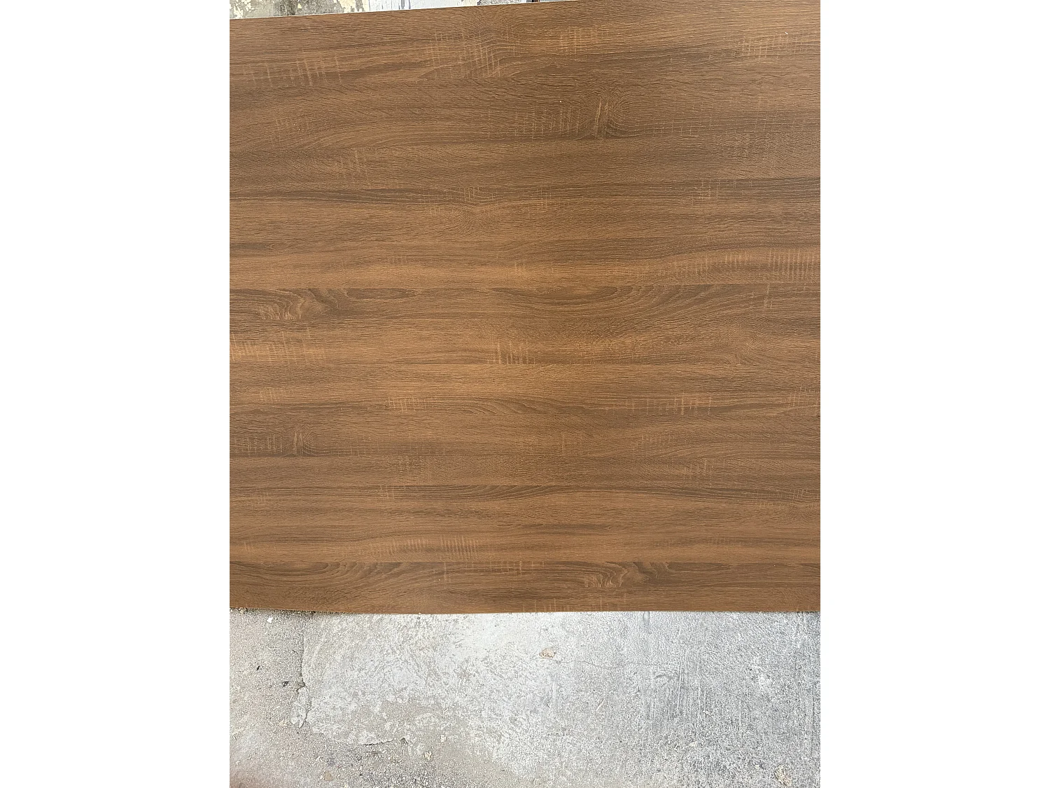 Buffet avec 4 portes sans poignée - style contemporain - bois + métal - blanc