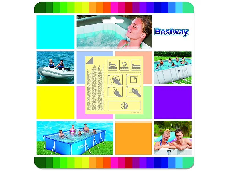 Kit de Reparación Bestway Parche Adhesivo Bajo el Agua 10 Unidades