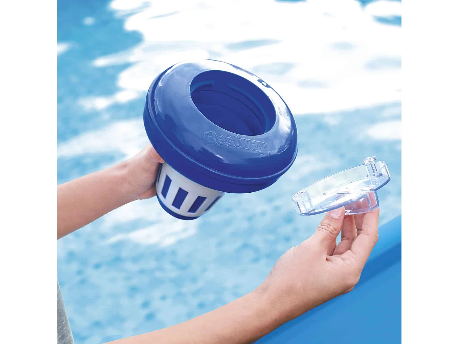 Dosificador de Cloro Bestway Ø16,5 cm Regulable