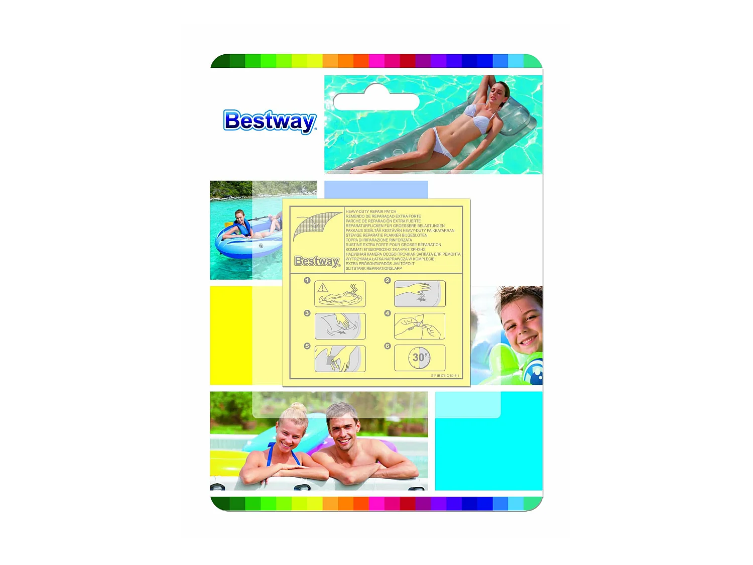 Kit Patch de Réparation Bestway Extra Strong 10 Unités