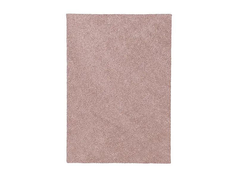 tapis chambre 80x150 tissé rose rectangle motif uni ALEGRIA