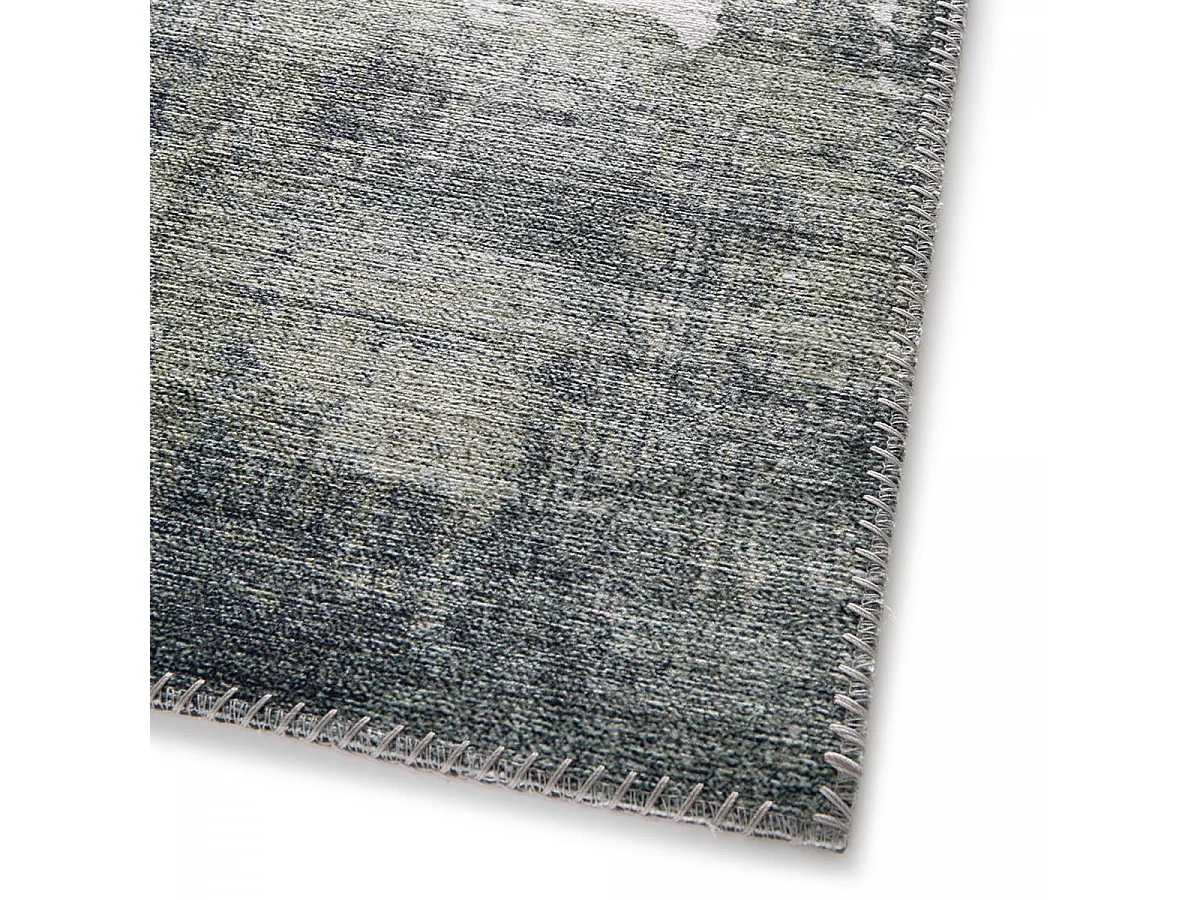 tapis grand salon 200x290 tissé gris rectangle motif abstrait VIVACE 13