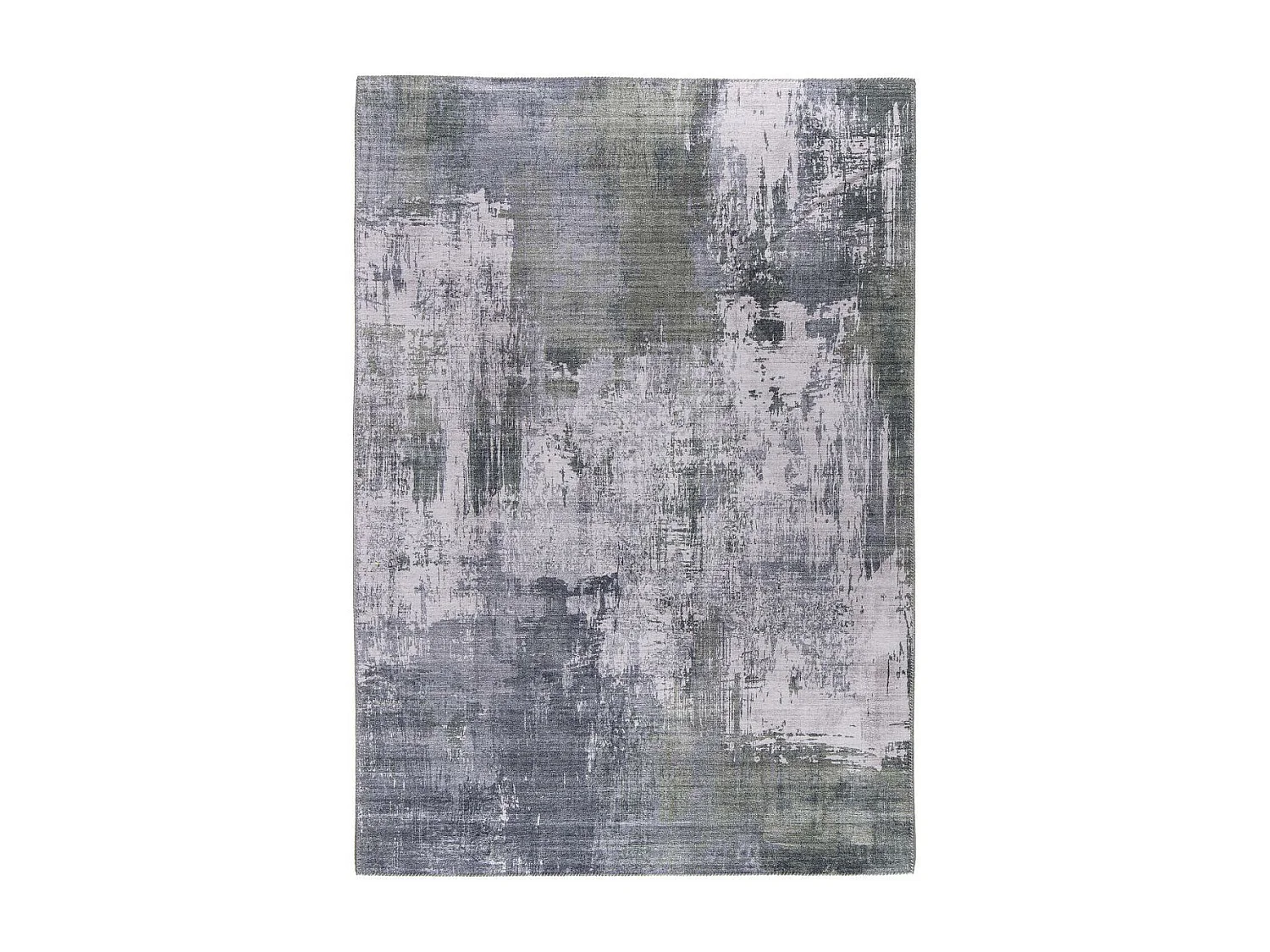 tapis grand salon 200x290 tissé gris rectangle motif abstrait VIVACE 13