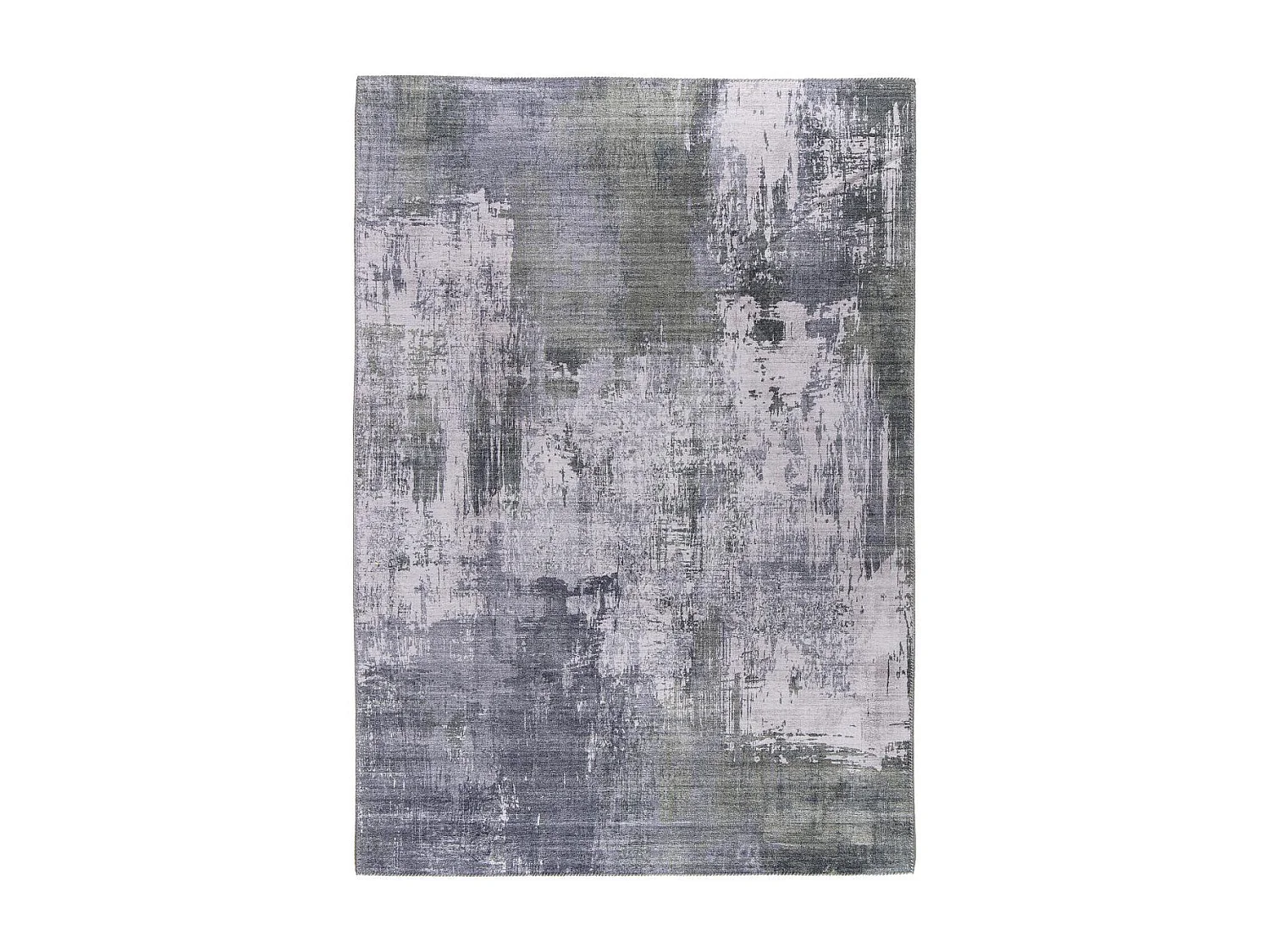 tapis grand salon 200x290 tissé gris rectangle motif abstrait VIVACE 13