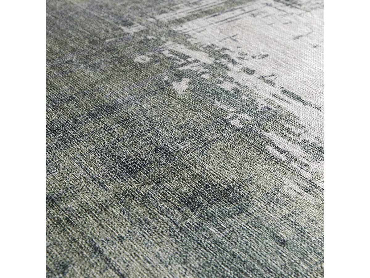 tapis grand salon 200x290 tissé gris rectangle motif abstrait VIVACE 13